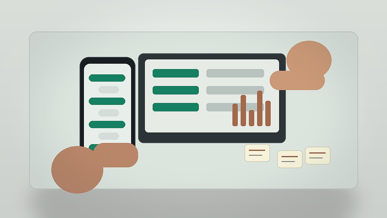 Scene metier concrete pour rendez-vous commercial whatsapp crm avec smartphone WhatsApp, poste de travail et contexte operationnel.